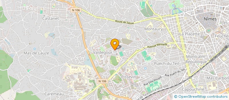 localisation de l'entreprise MADAME SARAH SAADI-IDRISSI à NIMES