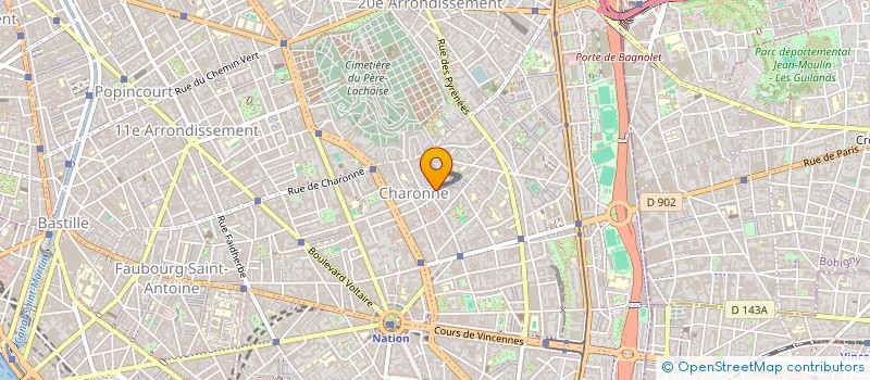 localisation de l'entreprise MADAME SARAH SAGHER  PARIS