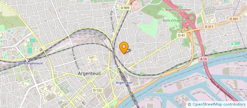 localisation de l'entreprise MADAME SARAH SAHMI  ARGENTEUIL