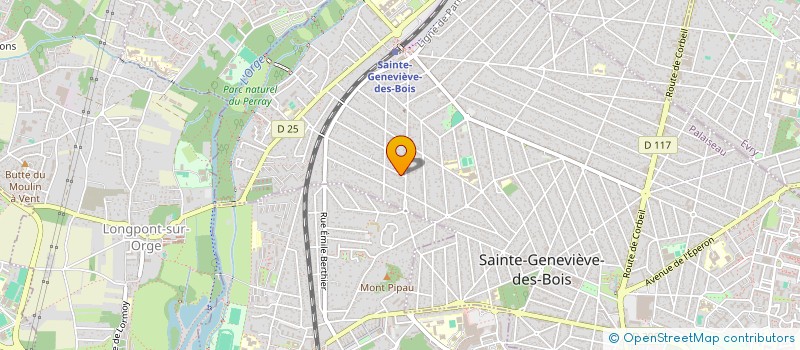 localisation de l'entreprise MADAME SARAH SAIDI  SAINTE-GENEVIEVE-DES-BOIS