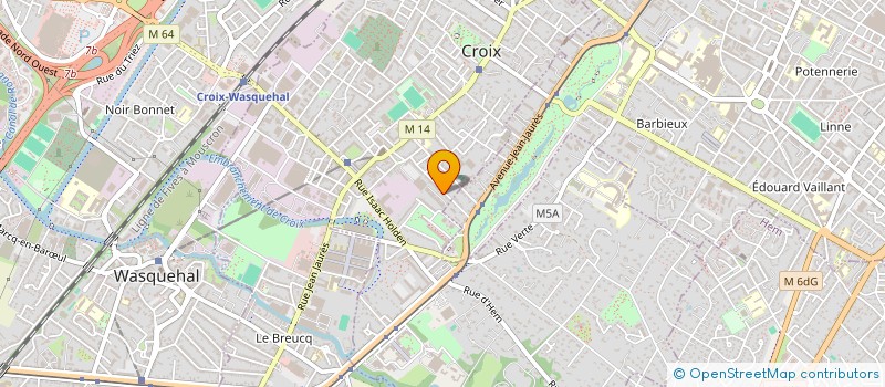 localisation de l'entreprise MADAME SARAH SAIDJ  CROIX