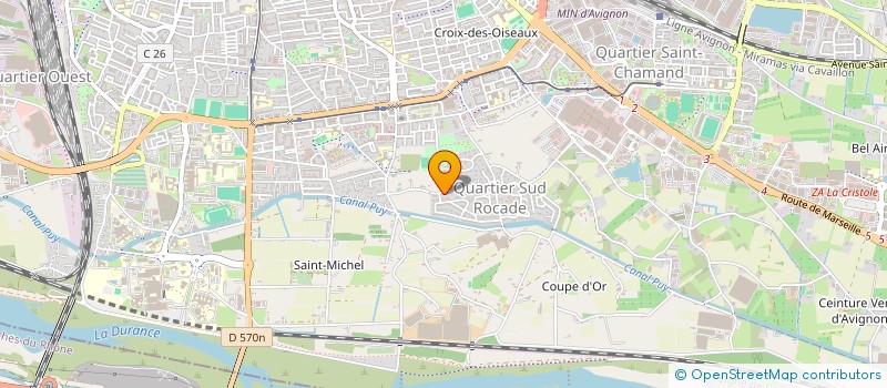 localisation de l'entreprise MADAME SARAH SALAMA  AVIGNON