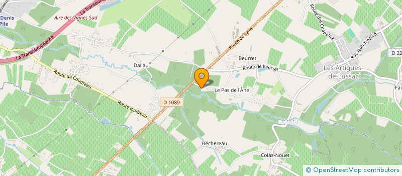 localisation de l'entreprise MADAME SARAH SALES  LES ARTIGUES-DE-LUSSAC