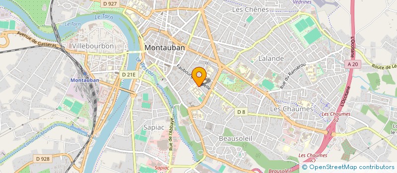localisation de l'entreprise MADAME SARAH SALMI  MONTAUBAN