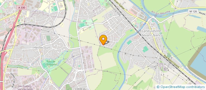 localisation de l'entreprise MADAME SARAH SANTINELLI  LANEUVEVILLE-DEVANT-NANCY