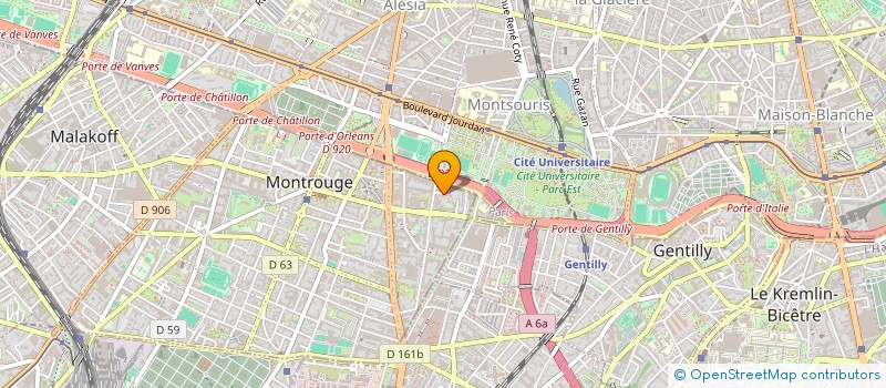 localisation de l'entreprise MADAME SARAH SAOUDI à MONTROUGE