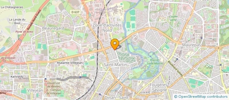 localisation de l'entreprise MADAME SARAH SARAH MICHELLE PHILIBERT  RENNES