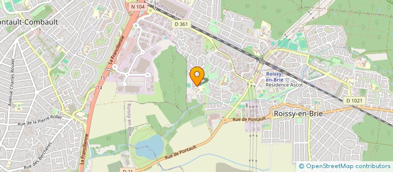 localisation de l'entreprise MADAME SARAH SARAH SAMIA OUDDENE  ROISSY EN BRIE