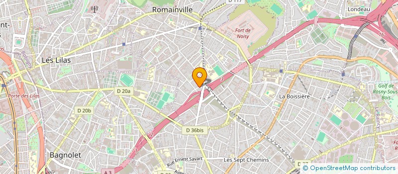localisation de l'entreprise MADAME SARAH SARFATI à ROMAINVILLE
