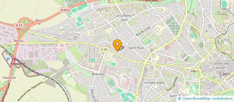 localisation de l'entreprise MADAME SARAH SAULNIER à CAEN
