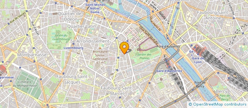 localisation de l'entreprise MADAME SARAH SAULNIER DE PRAINGY  PARIS