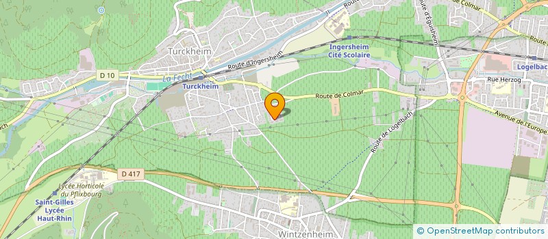 localisation de l'entreprise MADAME SARAH SCHIERENBECK  TURCKHEIM