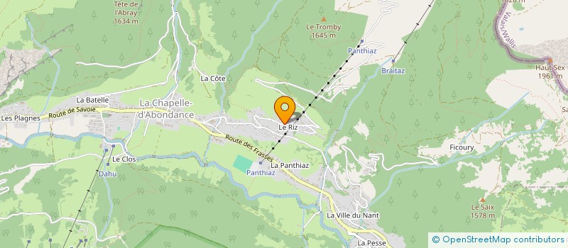 localisation de l'entreprise MADAME SARAH SEGUIGNE  LA CHAPELLE-D'ABONDANCE