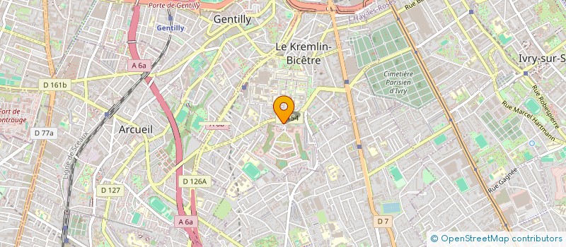 localisation de l'entreprise MADAME SARAH SENHADJ  LE KREMLIN-BICETRE