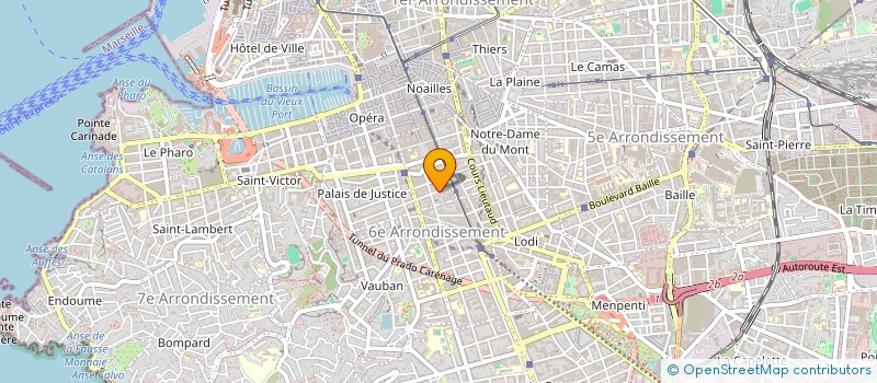 localisation de l'entreprise MADAME SARAH SIAHOU  MARSEILLE