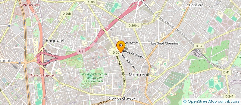 localisation de l'entreprise MADAME SARAH SILVERBLATT-BUSER à MONTREUIL
