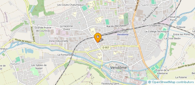 localisation de l'entreprise MADAME SARAH SIMON à VENDOME