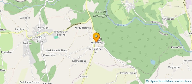 localisation de l'entreprise MADAME SARAH SIMON  COADOUT