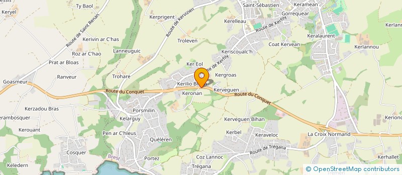 localisation de l'entreprise MADAME SARAH SIQUER  LOCMARIA-PLOUZANE