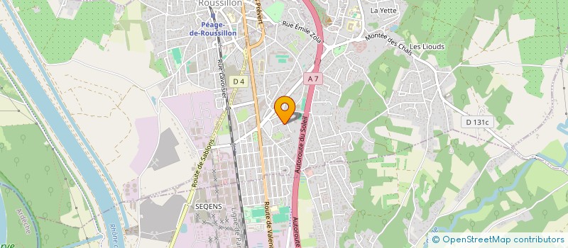 localisation de l'entreprise MADAME SARAH SOLANGE DJAMIL RICHARD  ROUSSILLON