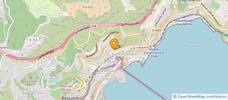 localisation de l'entreprise MADAME SARAH SOLER à ROQUEBRUNE-CAP-MARTIN