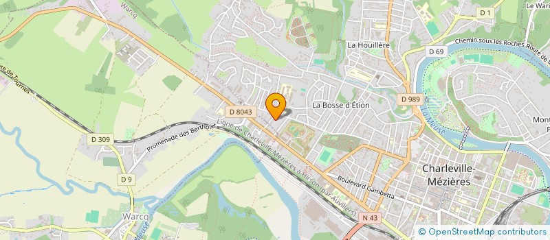 localisation de l'entreprise MADAME SARAH SOMVEILLE à CHARLEVILLE-MEZIERES
