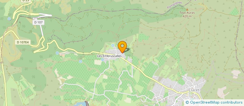 localisation de l'entreprise MADAME SARAH SOUBRIER  CLARET