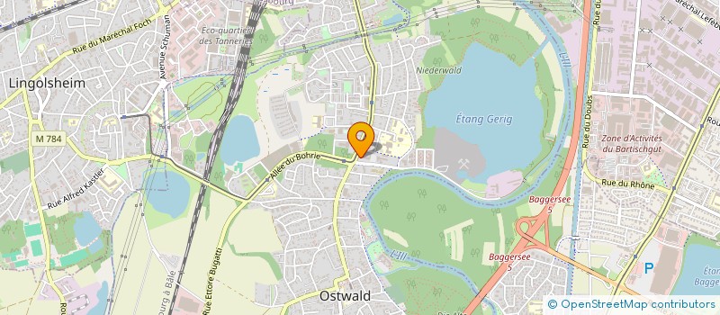 localisation de l'entreprise MADAME SARAH SPADER  OSTWALD