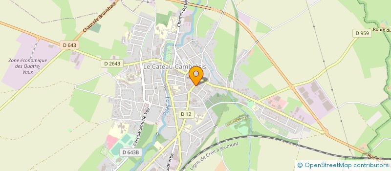 localisation de l'entreprise MADAME SARAH SPENGLER à LE CATEAU-CAMBRESIS