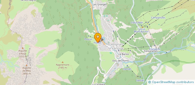 localisation de l'entreprise MADAME SARAH STANLEY à PRALOGNAN-LA-VANOISE
