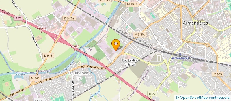 localisation de l'entreprise MADAME SARAH TAILLEFER  ERQUINGHEM-LYS