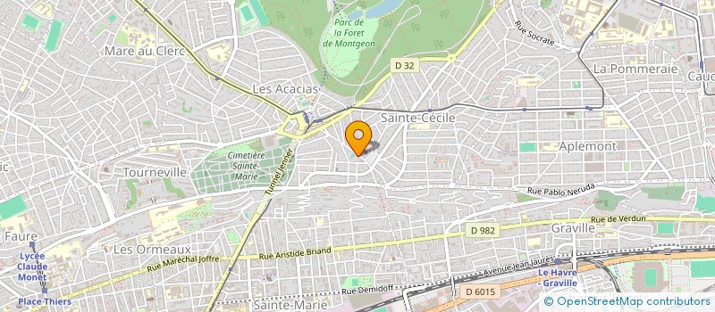 localisation de l'entreprise MADAME SARAH TARTRAU  LE HAVRE