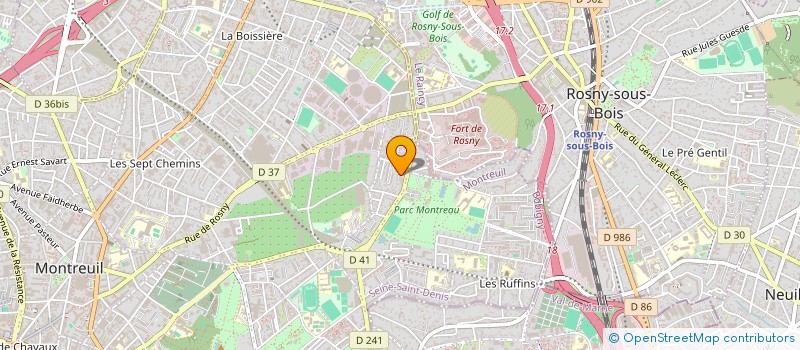 localisation de l'entreprise MADAME SARAH TATEM à MONTREUIL
