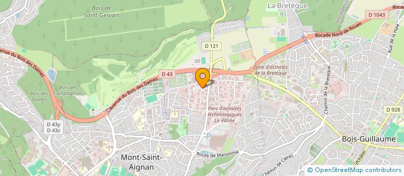 localisation de l'entreprise MADAME SARAH TEBSIL  MONT-SAINT-AIGNAN