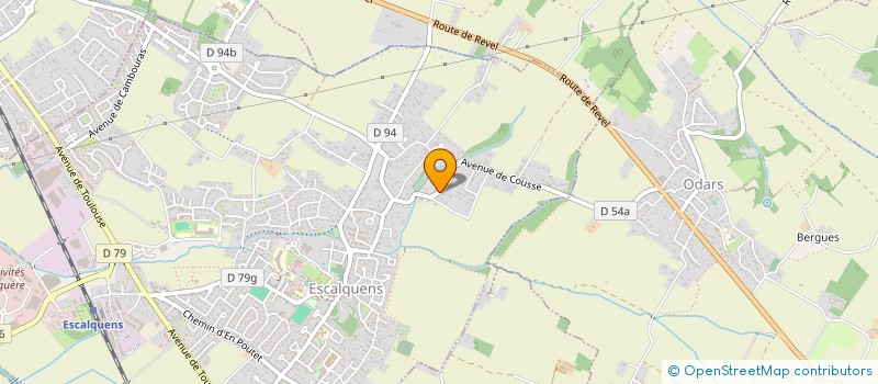 localisation de l'entreprise MADAME SARAH TEISSEYRE  ESCALQUENS