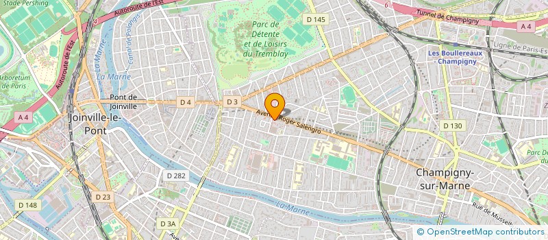 localisation de l'entreprise MADAME SARAH TESSIER  CHAMPIGNY-SUR-MARNE