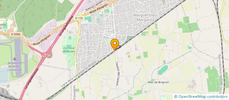 localisation de l'entreprise MADAME SARAH THEVENIN  MARGUERITTES