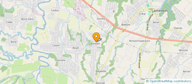 localisation de l'entreprise MADAME SARAH THIAM  LAMENTIN