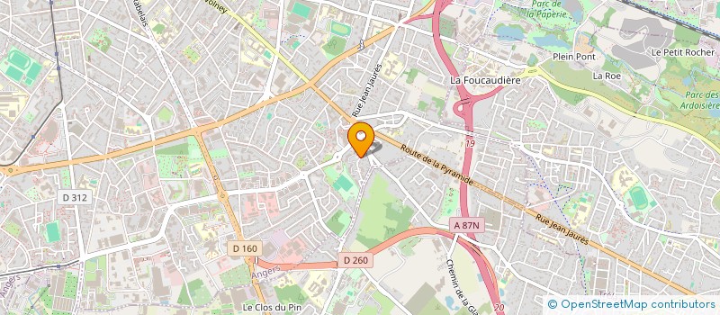 localisation de l'entreprise MADAME SARAH THIBAULT  ANGERS