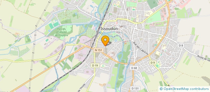 localisation de l'entreprise MADAME SARAH THOMAS à ISSOUDUN