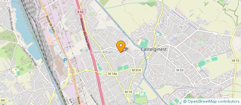 localisation de l'entreprise MADAME SARAH THOMAS  SAINT-ALBAN