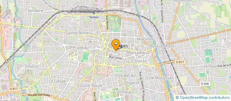 localisation de l'entreprise MADAME SARAH THOUET  TARBES