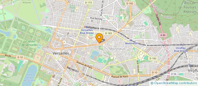 localisation de l'entreprise MADAME SARAH TOCAVEN à VERSAILLES