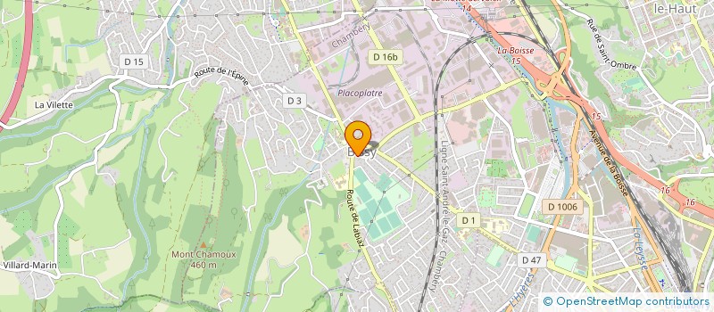 localisation de l'entreprise MADAME SARAH TONIZZA  CHAMBERY