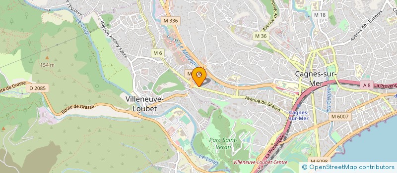 localisation de l'entreprise MADAME SARAH TORDO à CAGNES-SUR-MER