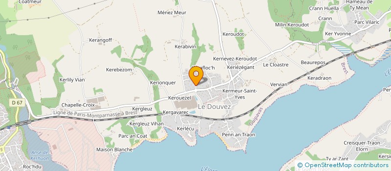 localisation de l'entreprise MADAME SARAH TOUSCH à GUIPAVAS