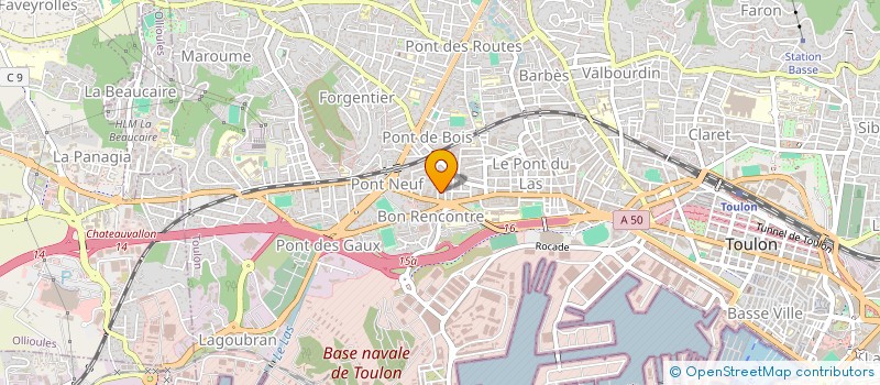 localisation de l'entreprise MADAME SARAH TRABELSI  TOULON