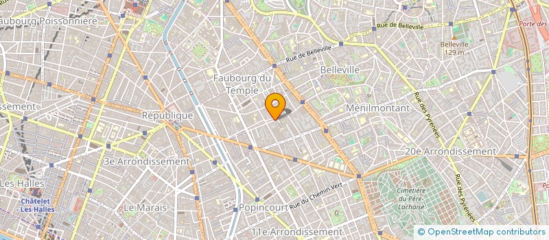 localisation de l'entreprise MADAME SARAH TRANCHARD  PARIS