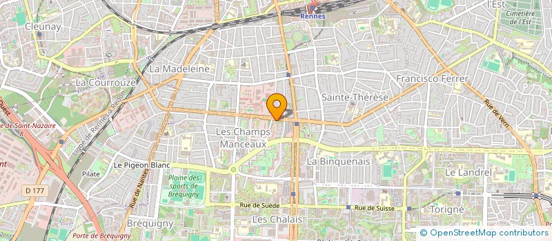 localisation de l'entreprise MADAME SARAH TRAVAGLINI  RENNES