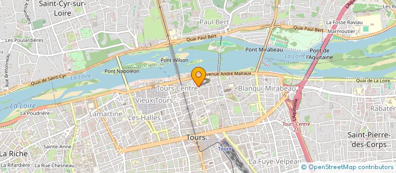 localisation de l'entreprise MADAME SARAH TREMEAU  TOURS